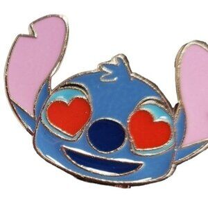 Disney Lilo Stitch Trading Pin Emoji Heart Brooch Lapel Pin Badge Jewelry Gift